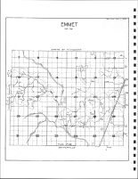 Emmet Township Drainage Map, Emmet County 1980